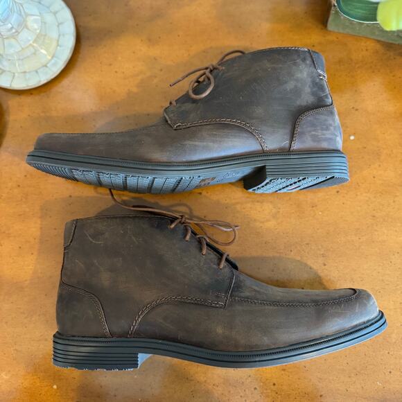 Rockport Taylor Waterproof Chukka Boots Men’s 11.5 New - Picture 2 of 6